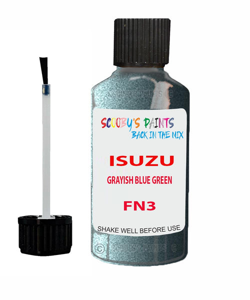 Touch Up Paint For ISUZU ISUZU ( OTHERS ) GRAYISH BLUE GREEN Code FN3 Scratch Repair