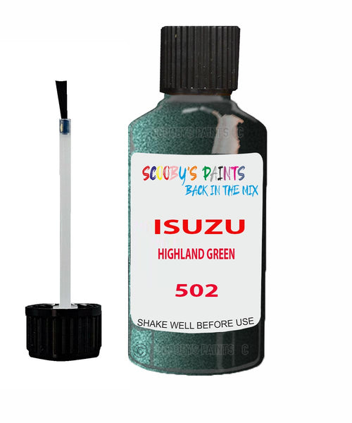 Touch Up Paint For ISUZU TFS HIGHLAND GREEN Code 502 Scratch Repair