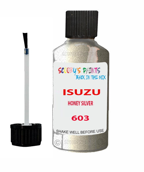 Touch Up Paint For ISUZU ISUZU ( OTHERS ) HONEY SILVER Code 603 Scratch Repair
