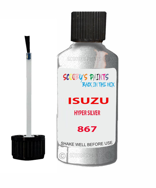 Touch Up Paint For ISUZU JR HYPER SILVER Code 867 Scratch Repair