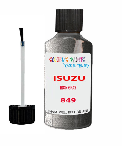 Touch Up Paint For ISUZU TRUCK IRON GRAY Code 849 Scratch Repair