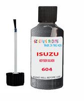 Touch Up Paint For ISUZU PANTHER KEYSER SILVER Code 604 Scratch Repair