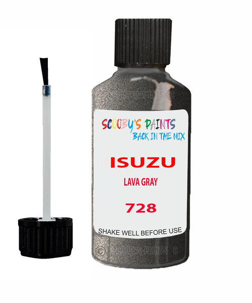 Touch Up Paint For ISUZU IMPULSE LAVA GRAY Code 728 Scratch Repair