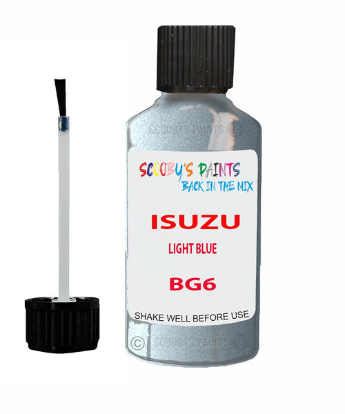 Touch Up Paint For ISUZU ISUZU ( OTHERS ) LIGHT BLUE Code BG6 Scratch Repair