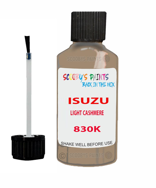 Touch Up Paint For ISUZU ISUZU ( OTHERS ) LIGHT CASHMERE Code 830K Scratch Repair