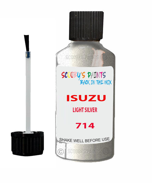 Touch Up Paint For ISUZU RODEO LIGHT SILVER Code 714 Scratch Repair