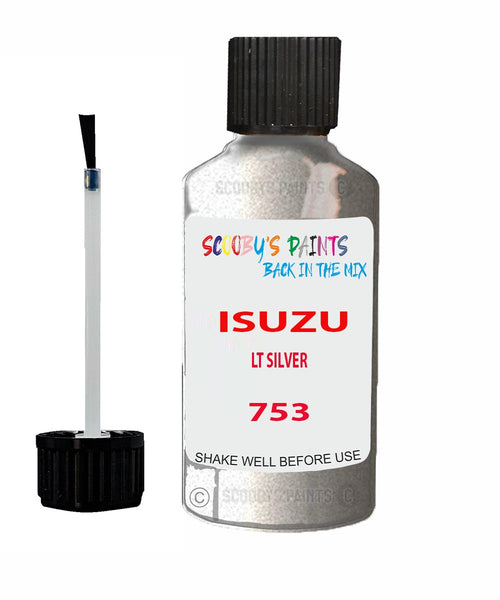 Touch Up Paint For ISUZU PICK UP TRUCK LT SILVER Code 753 Scratch Repair