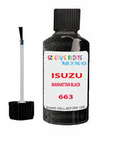 Touch Up Paint For ISUZU CROSSWIND MANHATTAN BLACK Code 663 Scratch Repair