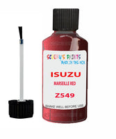 Touch Up Paint For ISUZU ISUZU ( OTHERS ) MARSEILLE RED Code Z549 Scratch Repair