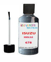 Touch Up Paint For ISUZU CROSSWIND MINERAL BLUE Code 678 Scratch Repair