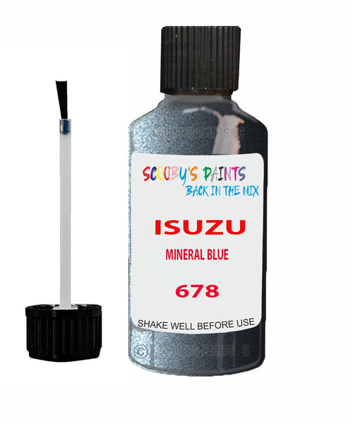 Touch Up Paint For ISUZU CROSSWIND MINERAL BLUE Code 678 Scratch Repair