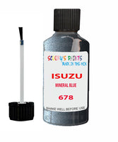 Touch Up Paint For ISUZU RODEO MINERAL BLUE Code 678 Scratch Repair