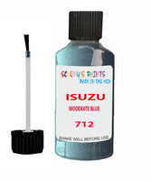 Touch Up Paint For ISUZU ISUZU ( OTHERS ) MODERATE BLUE Code 712 Scratch Repair