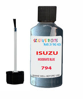 Touch Up Paint For ISUZU TROOPER MODERATE BLUE Code 794 Scratch Repair