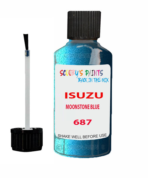 Touch Up Paint For ISUZU D-MAX MOONSTONE BLUE Code 687 Scratch Repair