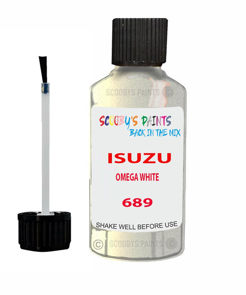 Touch Up Paint For ISUZU D-MAX OMEGA WHITE Code 689 Scratch Repair