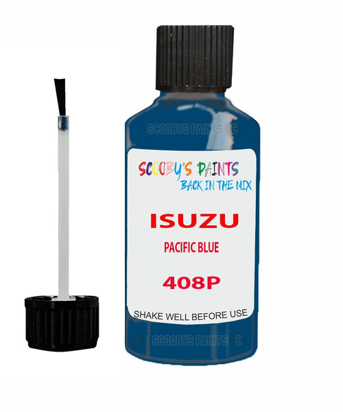 Touch Up Paint For ISUZU ISUZU ( OTHERS ) PACIFIC BLUE Code 408P Scratch Repair