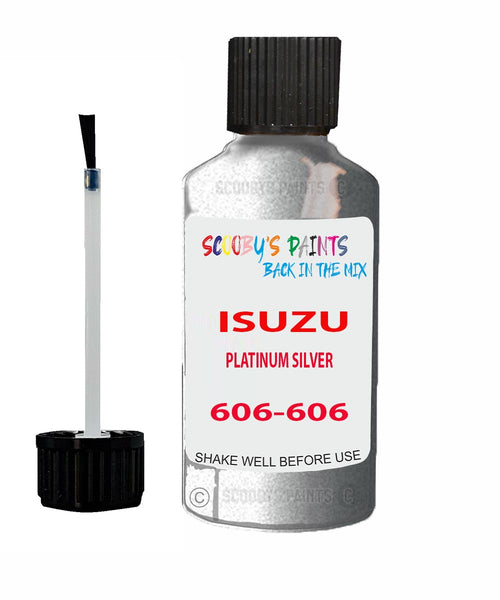Touch Up Paint For ISUZU PANTHER PLATINUM SILVER Code 606-606 Scratch Repair