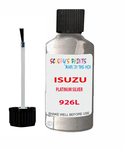 Touch Up Paint For ISUZU ISUZU ( OTHERS ) PLATINUM SILVER Code 926L Scratch Repair