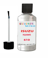 Touch Up Paint For ISUZU TROOPER POLAR WHITE Code 610 Scratch Repair