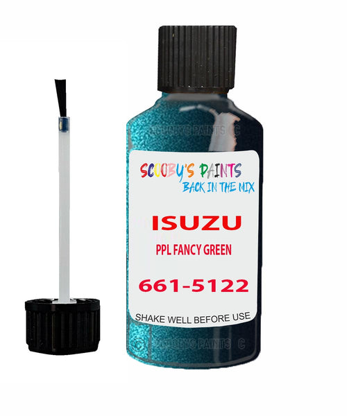 Touch Up Paint For ISUZU ISUZU ( OTHERS ) PPL FANCY GREEN Code 661-5122M Scratch Repair