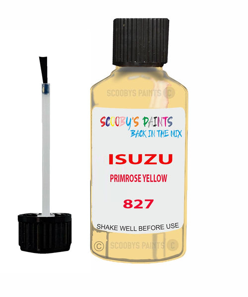 Touch Up Paint For ISUZU TRUCK PRIMROSE YELLOW Code 827 Scratch Repair