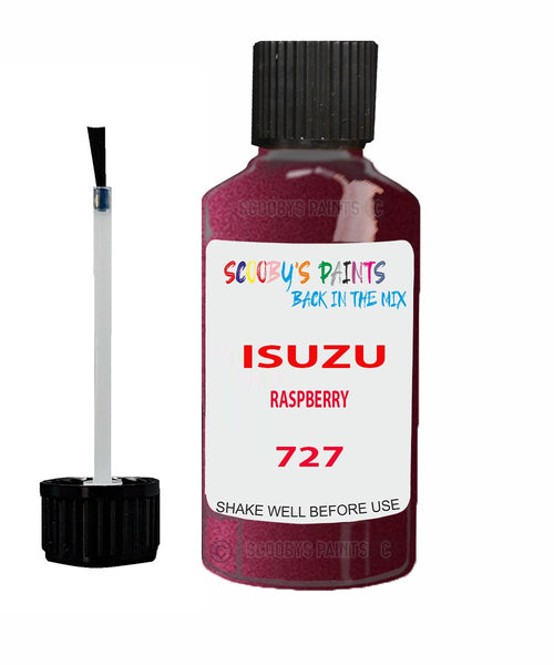Touch Up Paint For ISUZU PICK UP TRUCK RASPBERRY Code 727 Scratch Repair