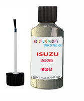 Touch Up Paint For ISUZU ISUZU ( OTHERS ) SAGE GREEN Code 92U Scratch Repair