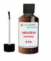Touch Up Paint For ISUZU MU-X SANTOS BROWN Code 576 Scratch Repair