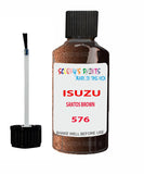 Touch Up Paint For ISUZU MU-X SANTOS BROWN Code 576 Scratch Repair