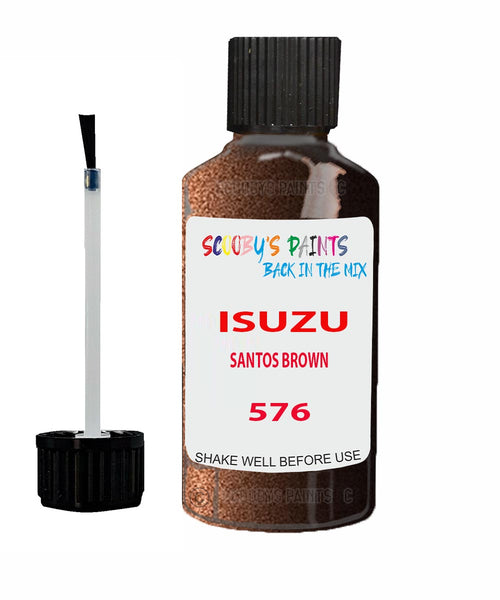 Touch Up Paint For ISUZU D-MAX SANTOS BROWN Code 576 Scratch Repair