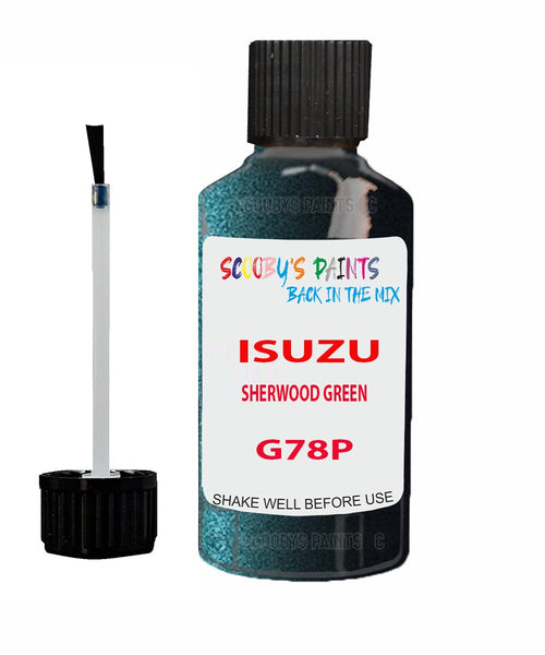 Touch Up Paint For ISUZU ISUZU ( OTHERS ) SHERWOOD GREEN Code G78P Scratch Repair