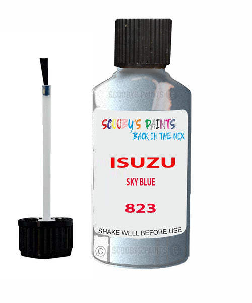 Touch Up Paint For ISUZU PICK UP TRUCK SKYBLUE Code 823 Scratch Repair