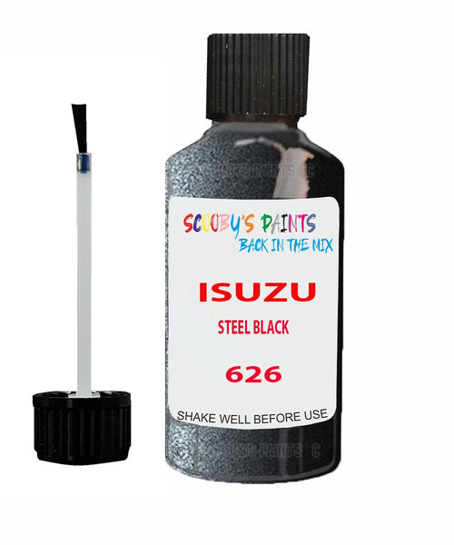 Touch Up Paint For ISUZU ISUZU ( OTHERS ) STEEL BLACK Code 626 Scratch Repair