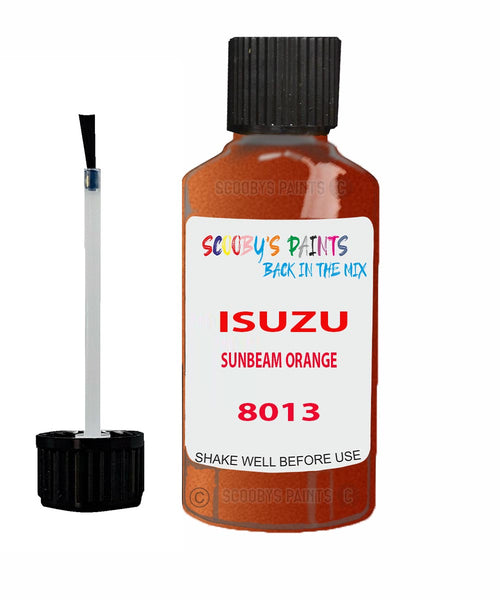 Touch Up Paint For ISUZU RODEO SUNBEAM ORANGE Code 8013 Scratch Repair