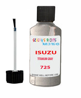 Touch Up Paint For ISUZU TF TITANIUM GRAY Code 725 Scratch Repair