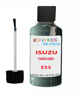 Touch Up Paint For ISUZU TFS TUNDRA GREEN Code 533 Scratch Repair