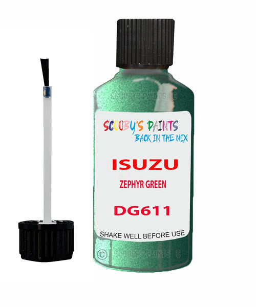 Touch Up Paint For ISUZU ISUZU ( OTHERS ) ZEPHYR GREEN Code DG611 Scratch Repair