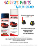 jaguar xf portofino blue aerosol spray car paint clear lacquer 2410