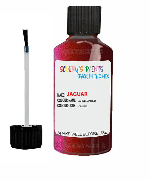 jaguar xfr carnelian red code caj touch up paint 2013 2017 Scratch Stone Chip Repair 