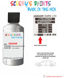 jaguar xe indus rhodium silver paint code location sticker plate 2130 touch up Paint