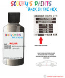 jaguar xe silicon gallium silver paint code location sticker plate 2213 touch up Paint