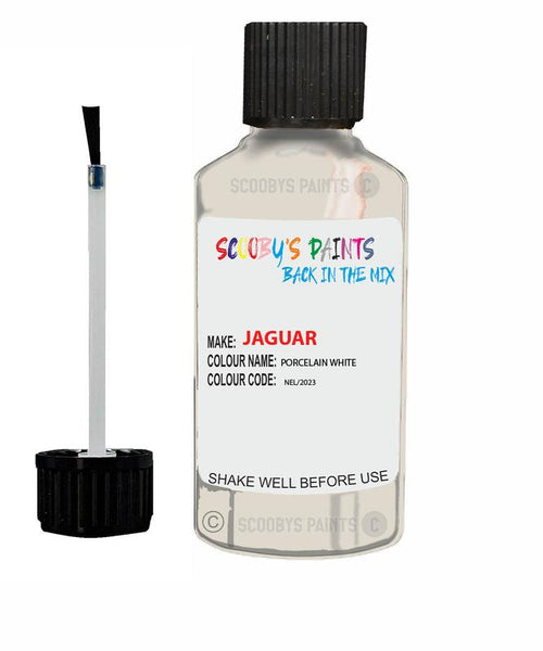 jaguar xfr porcelain white code nel touch up paint 2006 2011 Scratch Stone Chip Repair 