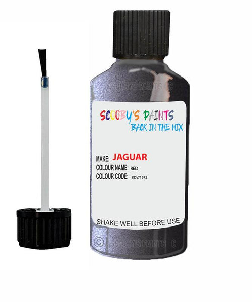 jaguar xj red brown code chf touch up paint 2006 2008 Scratch Stone Chip Repair 