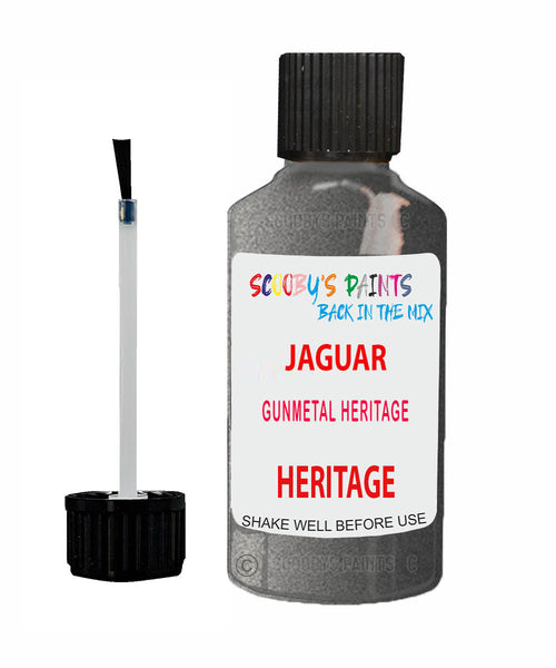 Car Paint Jaguar D-Type Gunmetal Heritage Heritage Scratch Stone Chip Kit