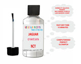 Jaguar F-Type Icy White Satin Ncy paint where to find my paint code