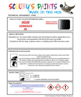 Jaguar F-Type Ligurian Black Nme Health and safety instructions for use