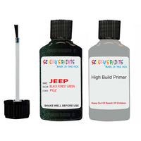 jeep grand cherokee black forest green pgz kgz touch up paint 2012 2021