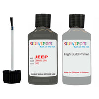 jeep wrangler ceramic gray 503 pdn touch up paint 2017 2021