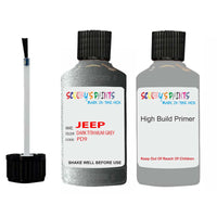 jeep cherokee dark titanium grey pd9 h32 touch up paint 2001 2006